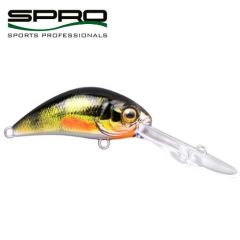 Vobler Spro Ikiru DD Baby Crank 4cm/3g Chrome Green Perch