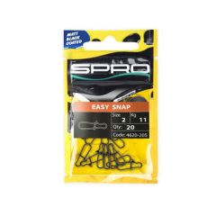 Agrafe Spro Fast Lock Matt Black Nr.000/4kg