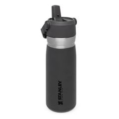 Flip Straw Water Bottle, Charcoal