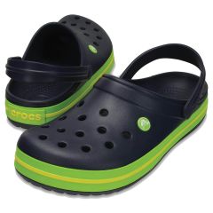 Crocs Navy Volt Green Lemon, marime M8W10
