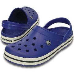 Papuci Crocs Crocband Cerulean Blue/Oyster, marime M9W11