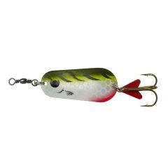 Lingura Oscilanta DAM Effzett Standard Spoons, 6g, Culoare Olive Chartreuse Tiger UV