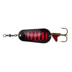 Lingura Oscilanta DAM Effzett Standard Spoons, 16g, Culoare Fluo Red/Black UV