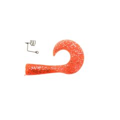 Rezerva coada Strike Pro Wolf Tail Jr, culoare Orange Glitter