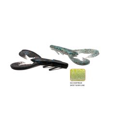 Creatura Rapture Crazy Craw 9cm, culoare Chartreuse Ghost Silver Flake