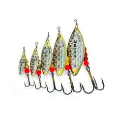 Rotativa Mepps Aglia Long, marimea 4, Rainbo Gold, 17.0g