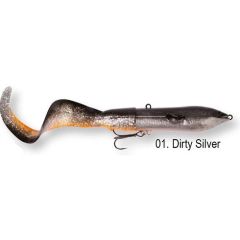 Vobler Savage Gear 3D Hard EEL 17cm/40g, culoare Dirty Silver