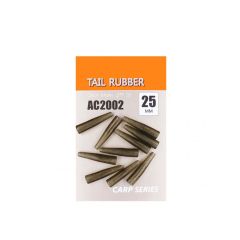 Conuri clips pierdut Orange Tail Rubber 25mm, culoare Khaki