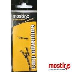 Agrafe + varteje Mostiro Mat Black Nr.8