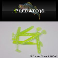 Shad 4Predators Worm Shad Standard 8cm, culoare S031