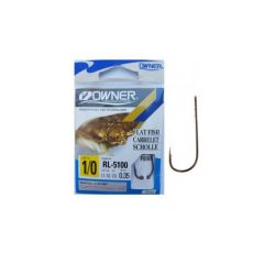 Carlige legate Owner RL-5100 53812 Nr.1/0 - Fir 0.35mm