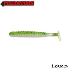 Shad 4Predators Worm Shad Laminat 8cm, culoare 023 - 6 buc/plic
