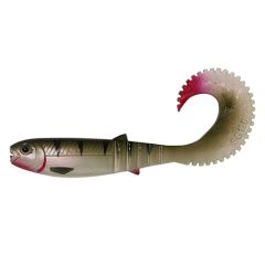 Shad Savage Gear LB Cannibal Curl Tail 10cm, culoare Perch