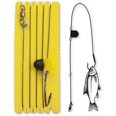 Montura Black Cat Single Hook Rig with Rattle XL