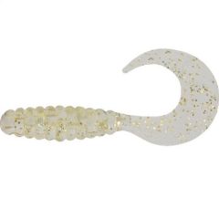 Grub Mann's Curly Tail 1" - Crystal Glitter Metal Flakes, plic 30 buc.