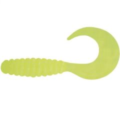 Grub Mann's Curly Tail 5" - Fire Chartreuse, plic 5 buc.