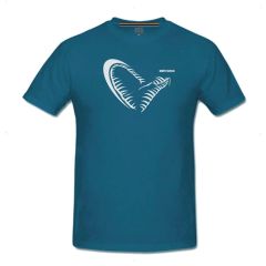 Tricou Savage Gear Simply Savage Jaw Blue Marin, marime M