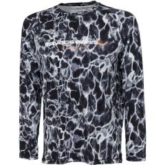 Bluza Savage Gear Night UV Black Waterprint, marime M

