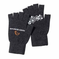 Manusi Savage Gear Knitted Half Finger L