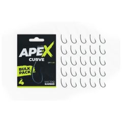 Carlige Ridge Monkey Ape-X Curve Barbed Bulk Pack Nr.4, 25buc/plic