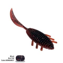 Grub Colmic Herakles Leftail 11.4cm Black Red Flake