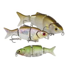 Swimbait Herakles Real Shad S 8cm/10g, culoare Green Ayu