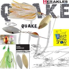 Colmic Herakles Spinnerbait Quake 17gr. - Chartreuse/Lime