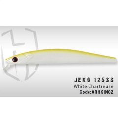 Vobler Colmic Herakles Jeko 125SS 12.5cm/16.8g White Chartreuse