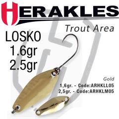 Lingura oscilanta Colmic Herakles Losko 1.6g, culoare Gold