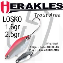 Lingura oscilanta Colmic Herakles Losko 2.5g, culoare Silver Red