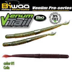 Shad Biwaa Venum Tail 10cm, culoare 01 Cola