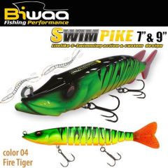 Swimbait Biwaa Swimpike SS 9" 24cm/62g, culoare Fire Tiger