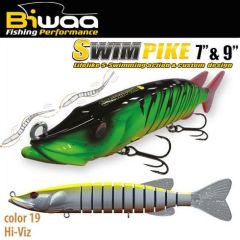 Swimbait Biwaa Swimpike SS 9" 24cm/62g, culoare Hi-Viz