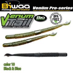 Shad Biwaa Venum Tail 10cm, culoare 10 Black & Blue