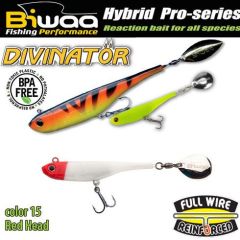 Shad Biwaa Divinator Mini 9.5cm/9g, culoare Red Head