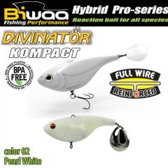 Shad Biwaa Divinator Kompact 5cm/20g, culoare Pearl White