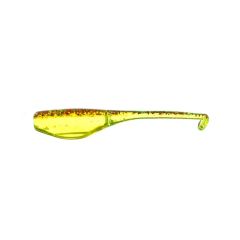 Shad Bobby Garland Baby Shad Swim'R 5.7cm, culoare Charteuse/Red Glitter