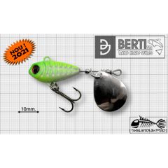 Spinnertail Bertilure Skeletonik Pro Nr.2 18g, culoare White-Chartreuse