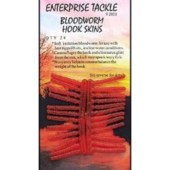 Enterprise Tackle Artificial Bloodworm Hook Skins