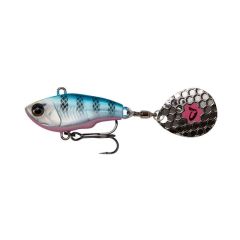 Fat Tail Spin 8cm/24g culoare Blue Silver Pink Spinnertail Savage Gear