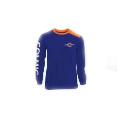 Tricou maneca lunga Colmic T-Shirt Long Sleeves Blue-Orange, marime S