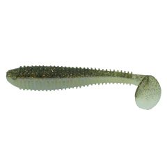 Grub Bass Assassin Lit'L Boss 9cm, culoare Mat Shad