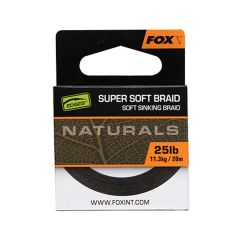 Fir leadcore Fox Edges Naturals Braid Hooklenght 20m/25lb/11.3kg