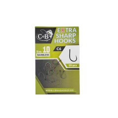 Carlige C&B Extra Sharp Hooks C6 Barbless Nr.8