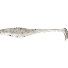 Shad Dragon Belly Fish 5cm, culoare White Clear Black Glitter