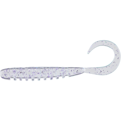 Grub Jackall Tide Curly 5cm, culoare Clear Prism Neon
