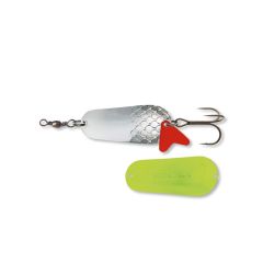 Lingura oscilanta Cormoran Cora Z 6.7cm/30g, culoare Silver Chartreuse