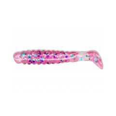 Grub Slider Crappie Panfish 3.8cm, culoare Cotton Candy