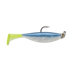 Shad Storm 360GT Largo Shad Jig, 10cm, Culoare Blue Moon Chartreuse Tail