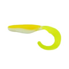 Shad Bass Assassin Curly Shad Walleye 5cm, culoare Acid Rain